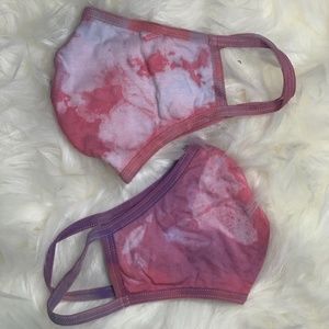 Tie Dye reusable Face Mask Fire Set